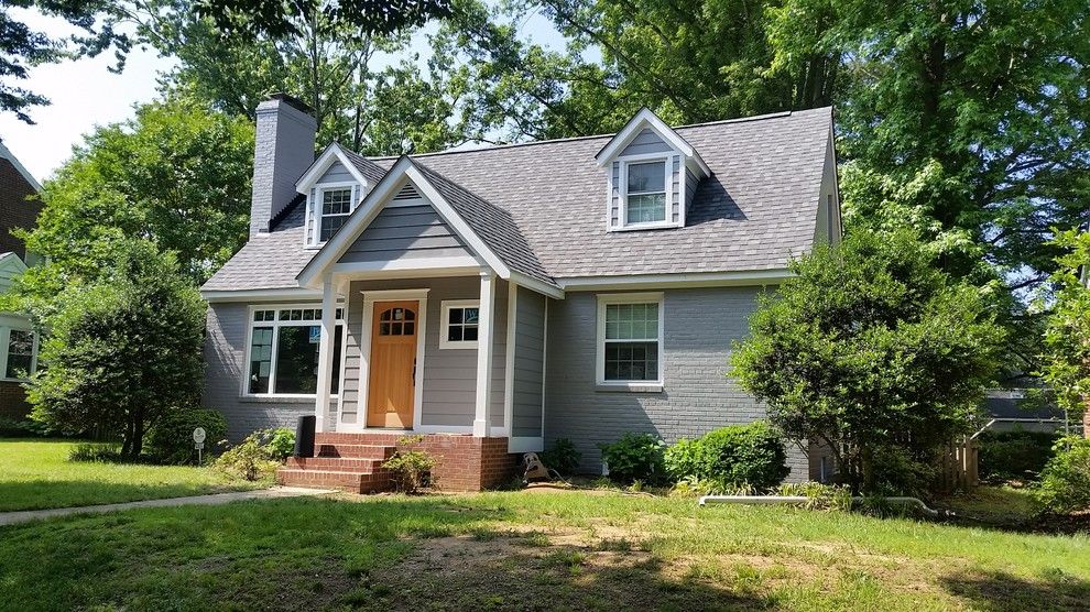 Glidden House for a Transitional Exterior with a Gray House and Stuart Ave Remodel by Maison Construction and Renovations