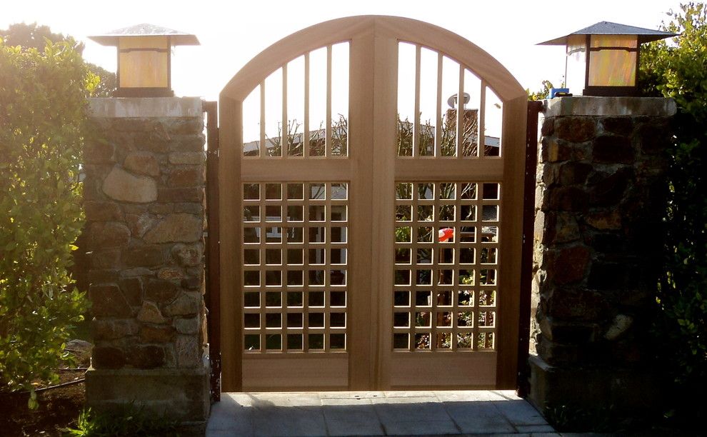 Goleta Ca Weather for a Traditional Landscape with a Seaside and Belvedere, Ca Entry Gate by Marsico Custom Homes, Inc.