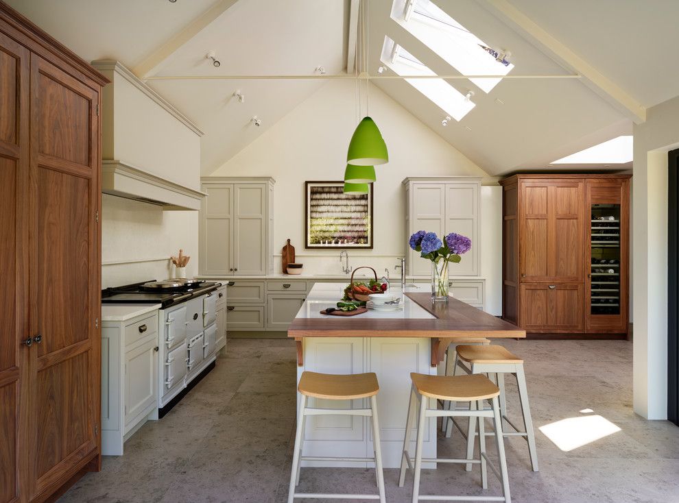 Goodwood Furniture for a Farmhouse Kitchen with a Bespoke and Sociable Family Living by Teddy Edwards