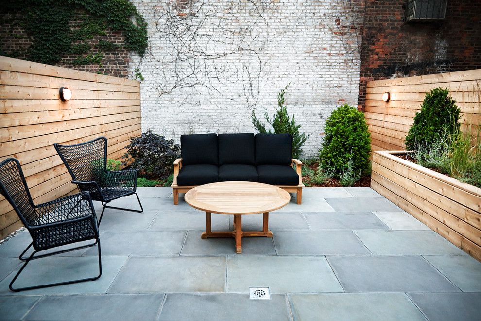 Goulds Discount Medical for a Contemporary Patio with a Planter and Modern in Bed Stuy by New Eco Landscapes