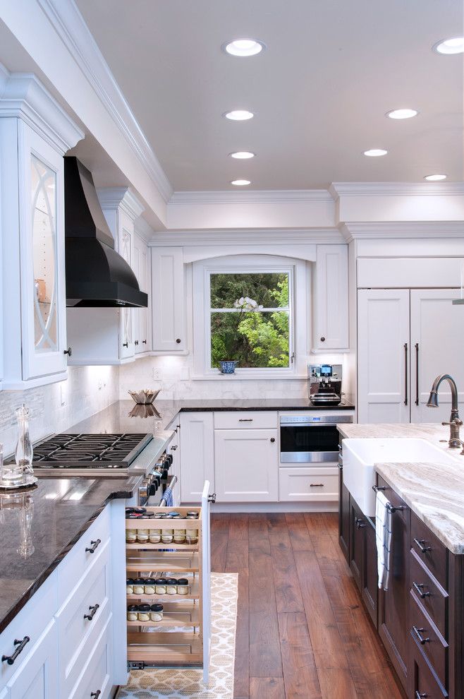 Granite City Wichita Ks for a Contemporary Kitchen with a Copper and Transitional Kitchen   Mdf Paint by R.d. Henry & Company