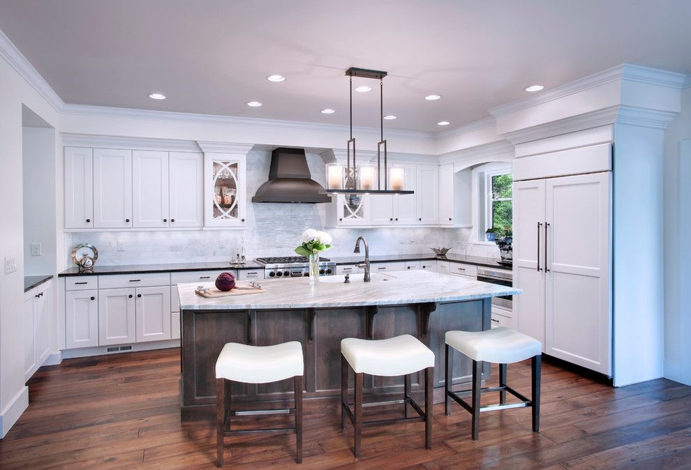 Granite City Wichita Ks for a Contemporary Kitchen with a Kitchen and Transitional Kitchen   Mdf Paint by R.d. Henry & Company