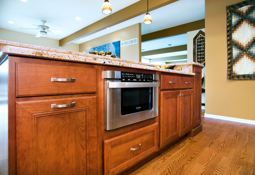 Granite City Wichita Ks for a Southwestern Kitchen with a Quality and Southwestern Kitchen   Cherry by R.d. Henry & Company