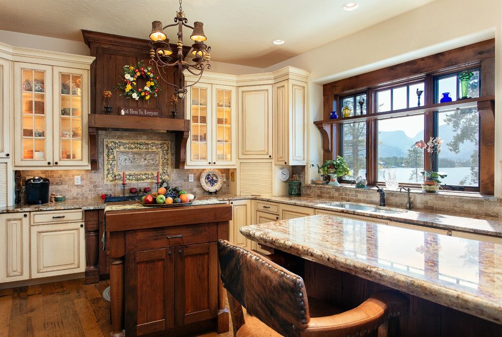 Great Dane Harlequin for a Traditional Kitchen with a Granite and Co Homes by Dane Cronin Photography