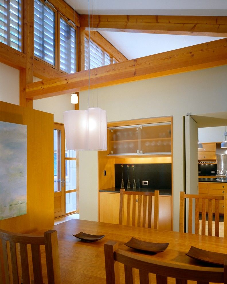 Great Neck Nissan for a Modern Dining Room with a Artemide and House on the Neck by Eric Reinholdt, Architect