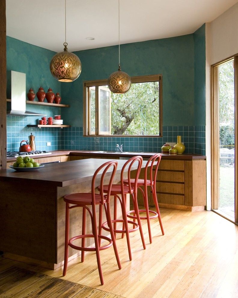 Great Wall Edmond Ok for a Transitional Kitchen with a Open Shelving and Camilla Molders Design by Camilla Molders Design