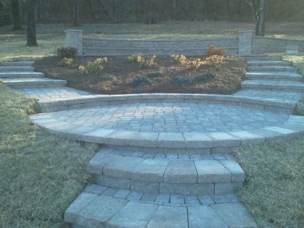 Greenleaf Landscaping for a  Spaces with a Paver and Outdoor Living Space, Nashville, Tn by Greenleaf Landscapes Llc