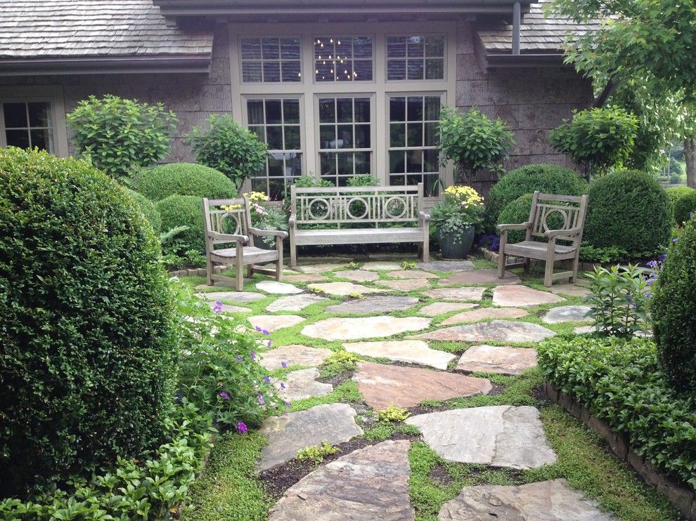 Greystone Country Club for a Traditional Landscape with a Flagstone Patio and Highlands Country Club   Croquet and Country Club by Dargan Landscape Architects