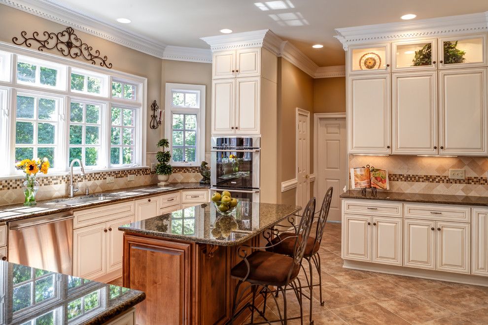 Grimesland Nc for a Traditional Kitchen with a Large Windows and Glynmoor Lakes Kitchen by Case Design/remodeling