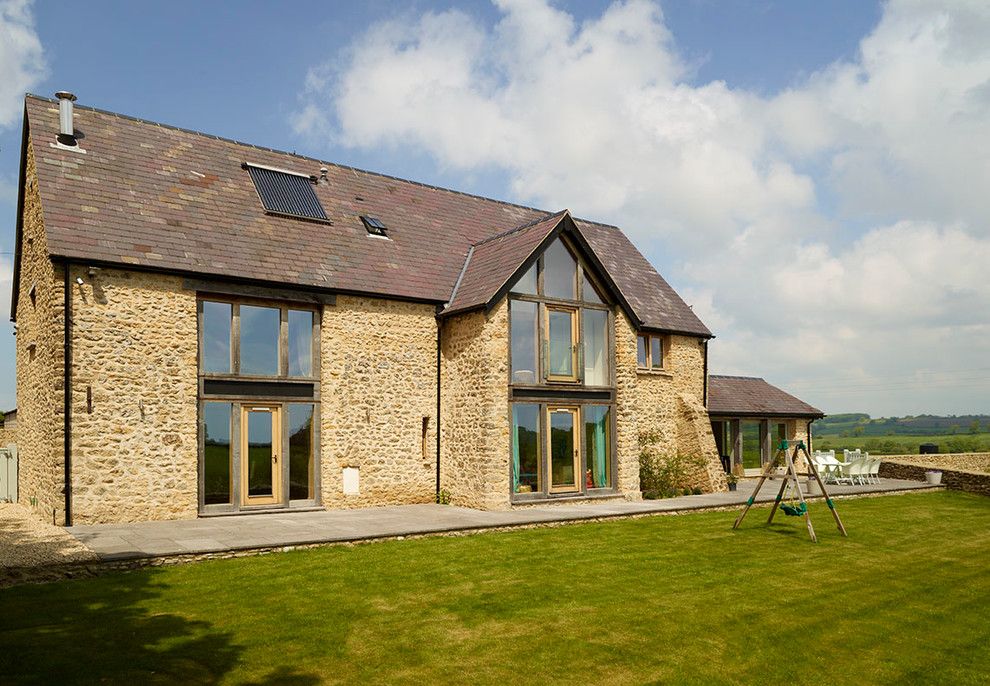 Grote Lighting for a Contemporary Exterior with a Country House and Bulthaup B1 Kitchen   Country Home by Hobsons Choice