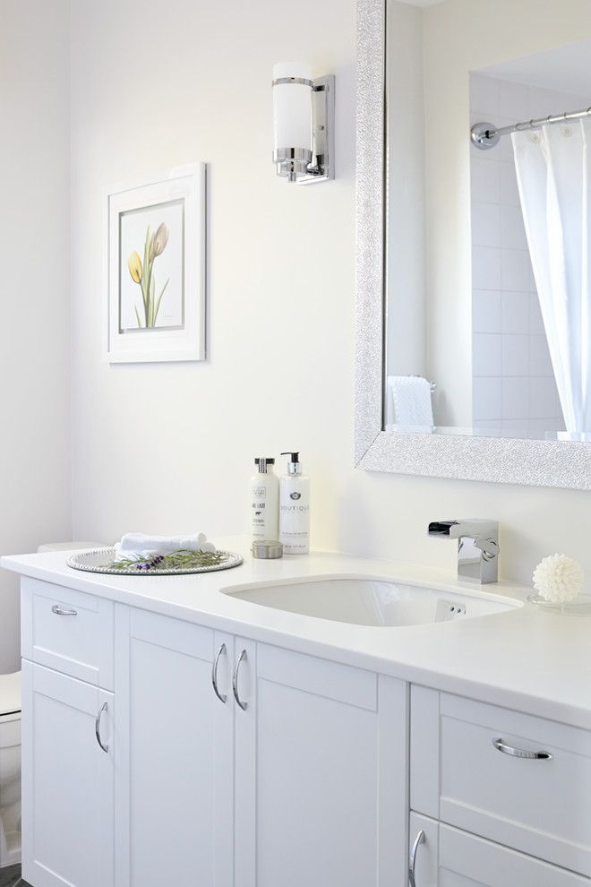 Habitat for Humanity Charlottesville for a Transitional Spaces with a Serene and Oakville Project: 3 Bathroom Facelift by Sanura Design