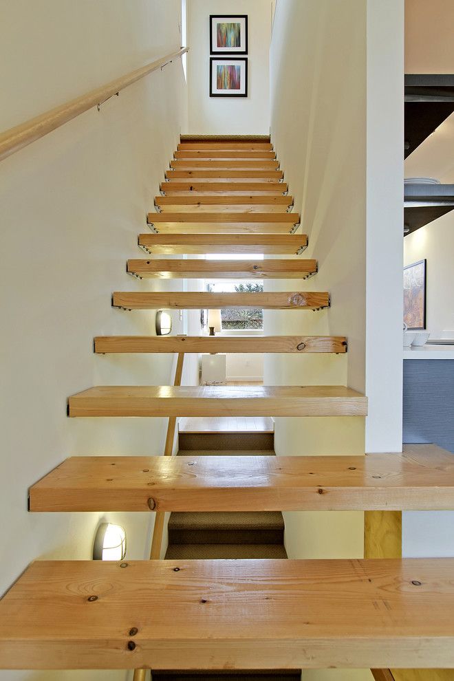 Habitat for Humanity Seattle for a Contemporary Staircase with a Hardwood and Gibson Girls by Green Canopy Homes