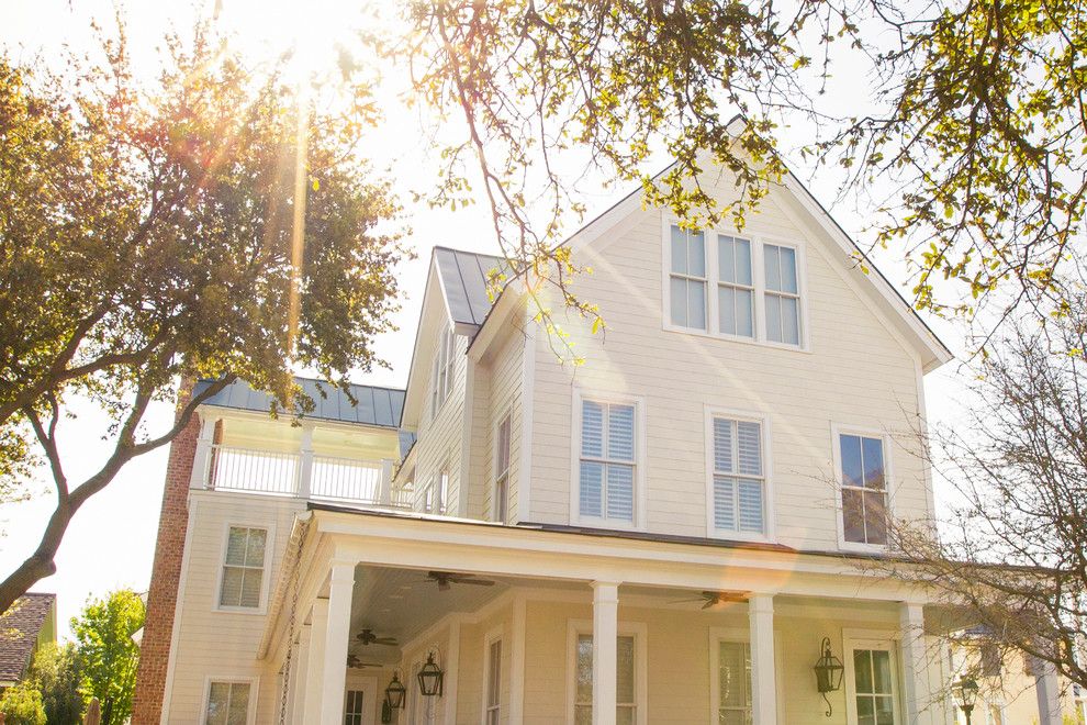 Hardie Trim for a  Exterior with a Wraparound Porch and James Hardie by James Hardie Building Products