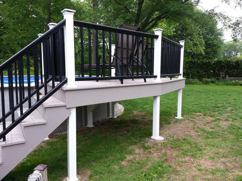 Hatfield Pool for a Traditional Pool with a Azek Deck and Pool Deck Hatfield by Paradis Remodeling & Building, Llc