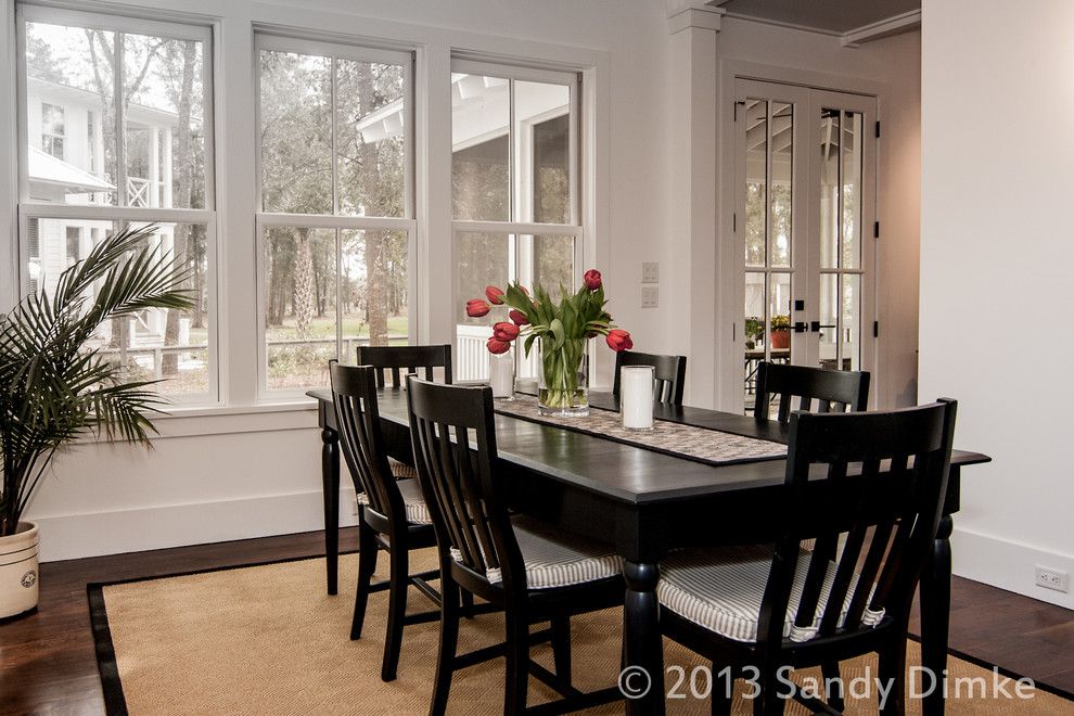 High Tide Charleston Sc for a Contemporary Dining Room with a Custom and Mount Grace by Watermark Coastal Homes, Llc