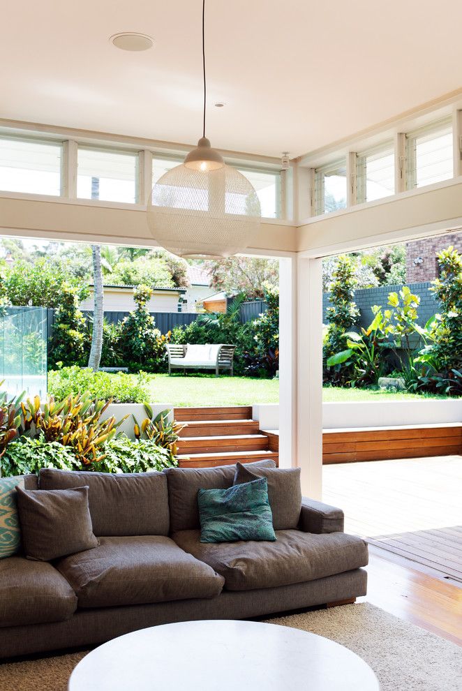 Hilton Garden Inn Windsor Ct for a Transitional Living Room with a Raised Garden and Clovelly House by Bawtree Design | Architecture + Interiors