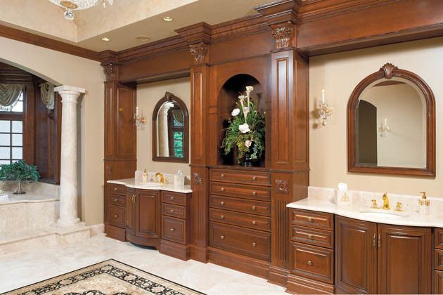 Hite Electric for a Traditional Bathroom with a Media Room and Fit for a King and Queen by Housetrends Magazine