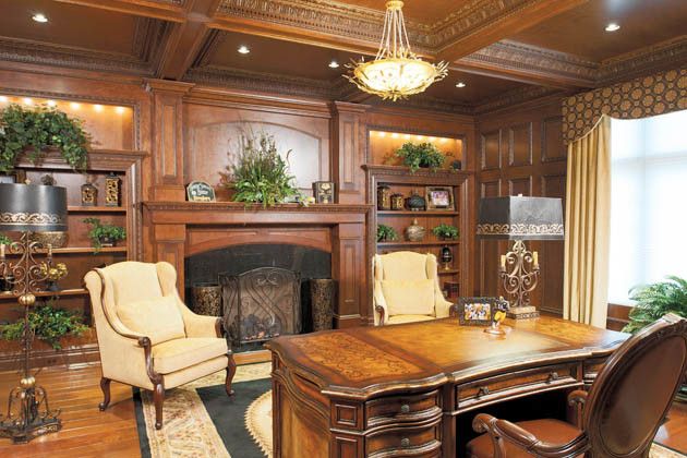 Hite Electric for a Traditional Home Office with a Master Suite and Fit for a King and Queen by Housetrends Magazine