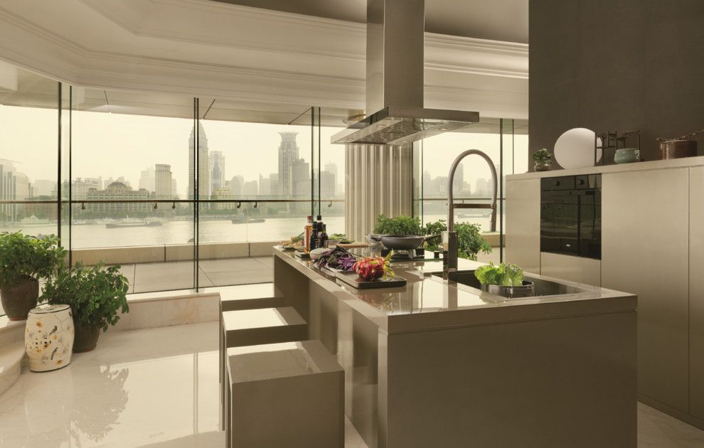 Hob Knob for a Modern Kitchen with a Crystal Knobs and Crystal  Let It Shine by Franke Singapore Pte Ltd