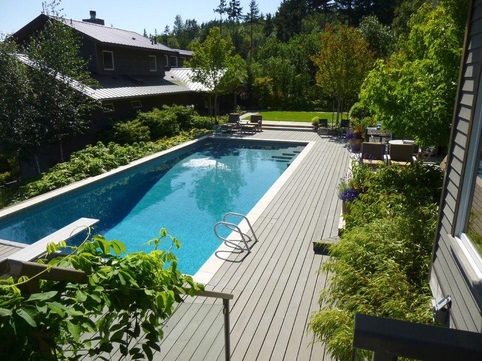 Home Depot Deck Designer for a Contemporary Pool with a Pool and Contemporary Updated by Thomas Kyle:  Landscape Designer