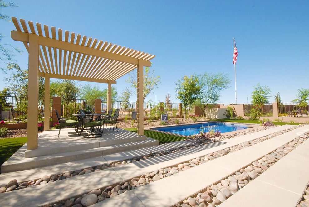 Home Depot Gilbert Az for a Contemporary Landscape with a Modern Landscape and Inspire @ Marbella Vineyards | Gilbert, Az | 4594   Excite Plan by Shea Homes   Arizona