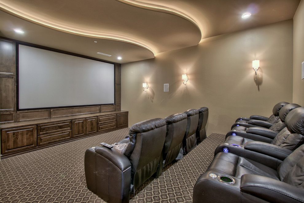 Home Depot Queen Creek for a Farmhouse Home Theater with a the Pecans and French Country Estate in the Pecans   Queen Creek, Az by I Plan, Llc   Architectural Design