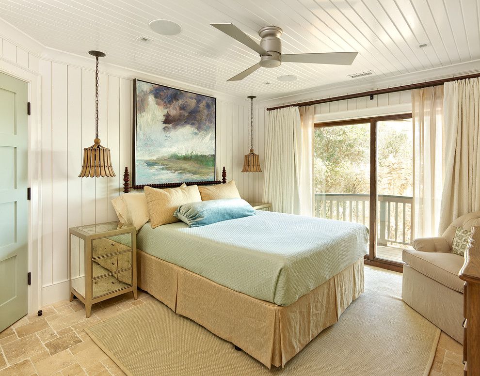 Home Goods Rockville for a Beach Style Bedroom with a Ceiling Mounted Bedside Lights and Diodia Court Spring 2014 by R.m. Buck Builders