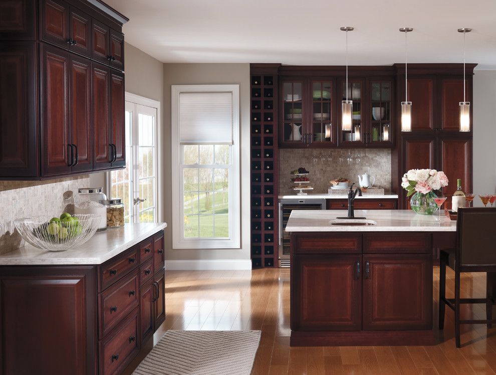 Homesmart Realty for a Transitional Kitchen with a Kitchen Island and Kitchen Cabinets by Capitol District Supply