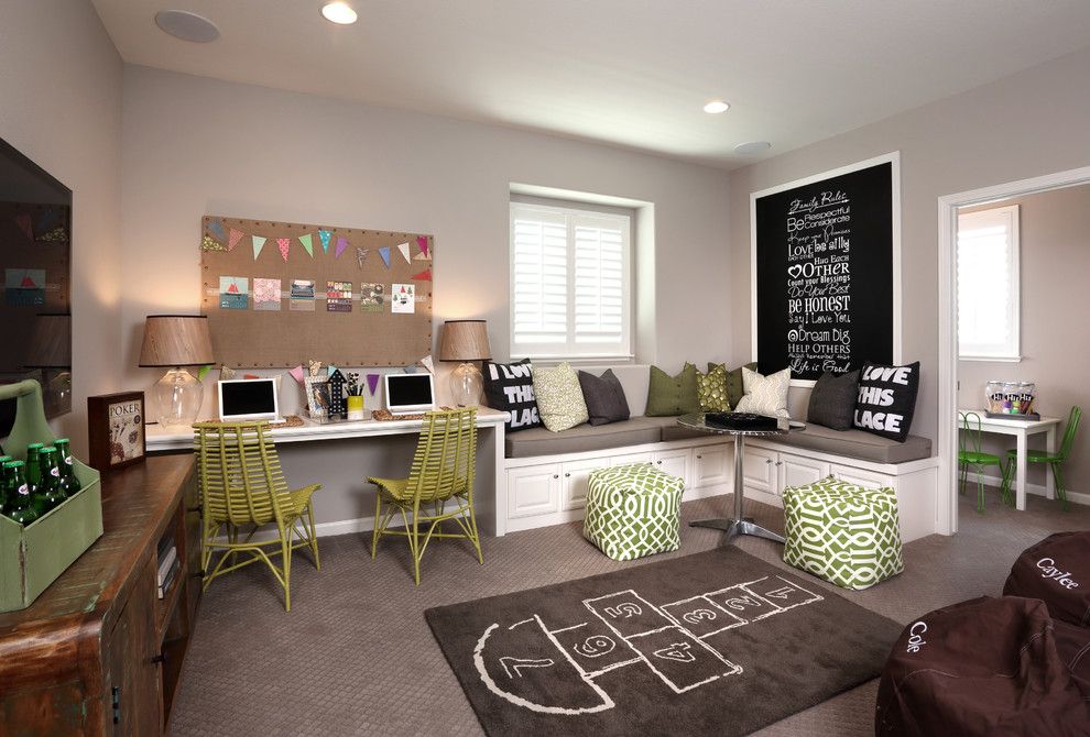 Hop Trellis for a Beach Style Kids with a Chalkboard Wall Art and Windrift at River Islands by Brookfield Residential Northern California