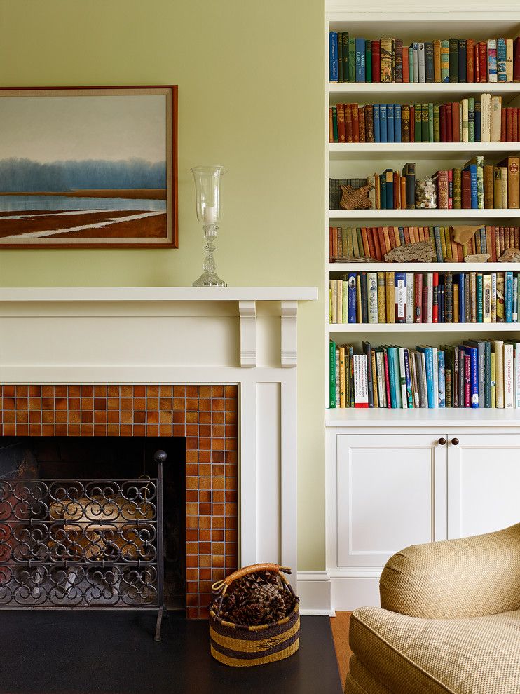 House Umber for a Farmhouse Living Room with a Frank Furness and Historic Pennsylvania Stable Renovation by Pinemar, Inc