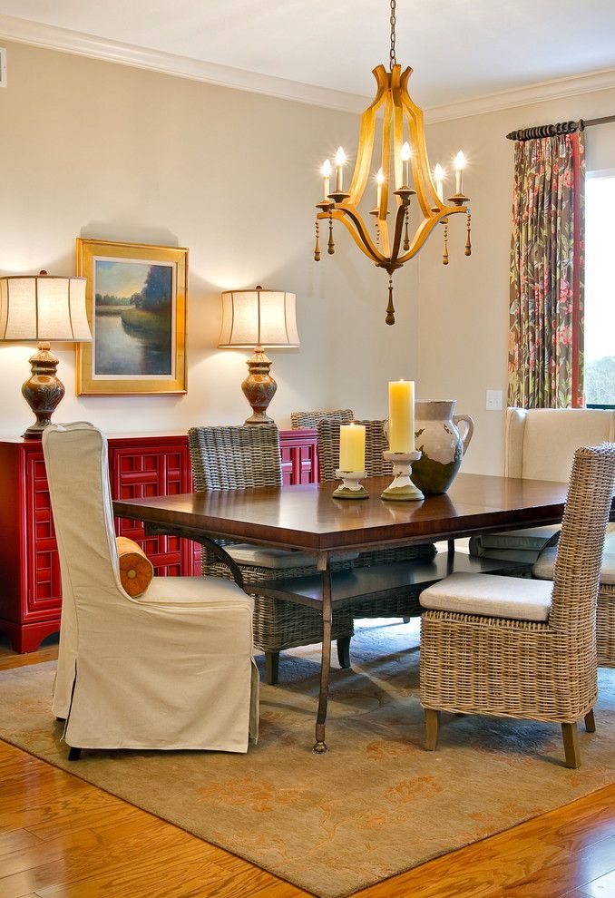 How Much Does It Cost to Reupholster a Chair for a Transitional Dining Room with a Server and Lorraine Vale by Lorraine G Vale, Allied Asid