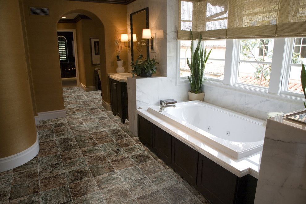 How to Clean Jetted Tub for a Traditional Bathroom with a Earthscapes and Bathroom by Carpet One Floor & Home