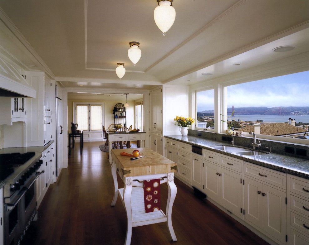 How to Fix a Clogged Sink for a Traditional Kitchen with a Sconce and Kitchen by Acanthus Architecture & Design, San Francisco, Ca