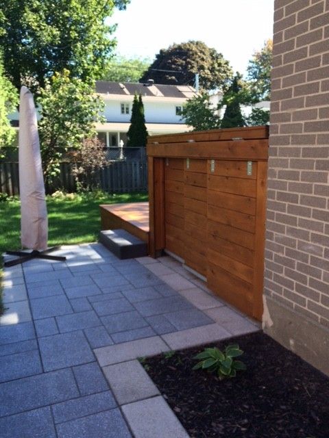 How to Fix Garbage Disposal for a Traditional Landscape with a Trash Recycling and Complete Facelift Job in Pointe Claire by Design Et RÉnovation Town & Country Inc.