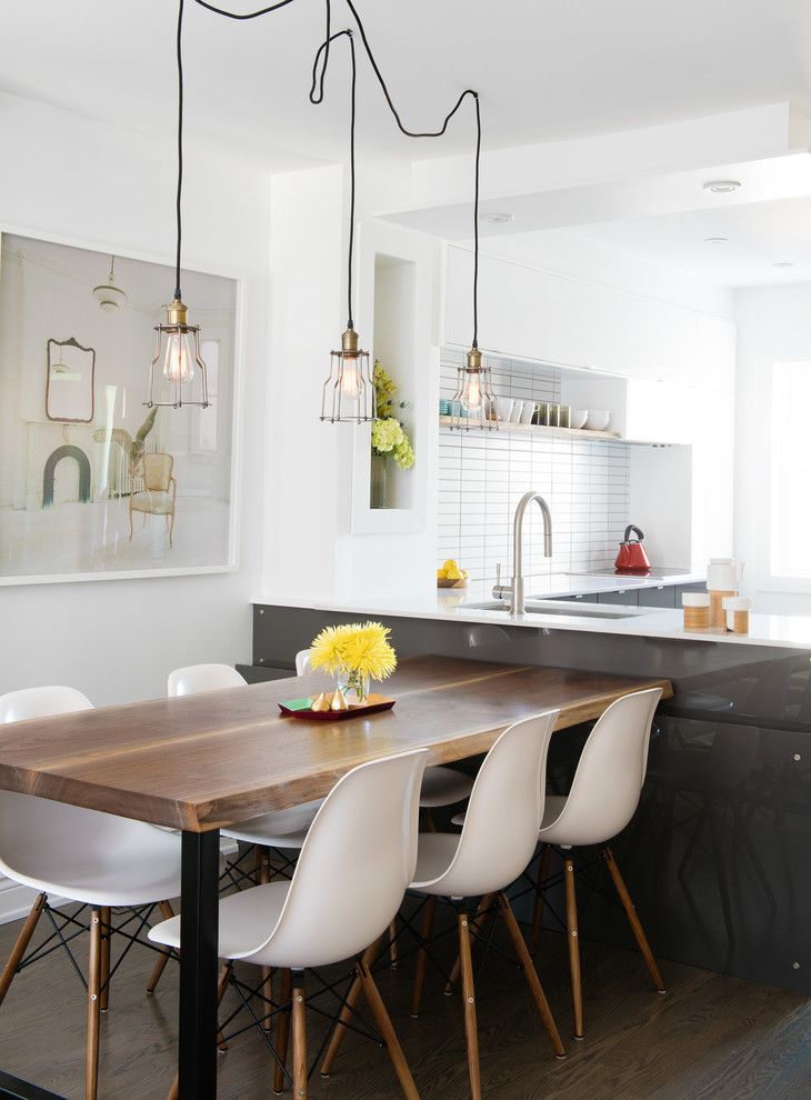 How to Get Rid of Ants in Kitchen for a Contemporary Kitchen with a Exposed Light Bulbs and Larchmount Kitchen Renovation by Pause Designs