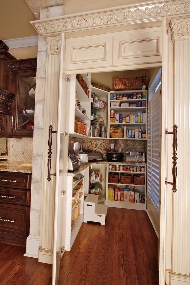 How to Get Rid of Moths in Pantry for a Traditional Kitchen with a Double Stacked Granite and Traditional Kitchen by Chrishousley.com