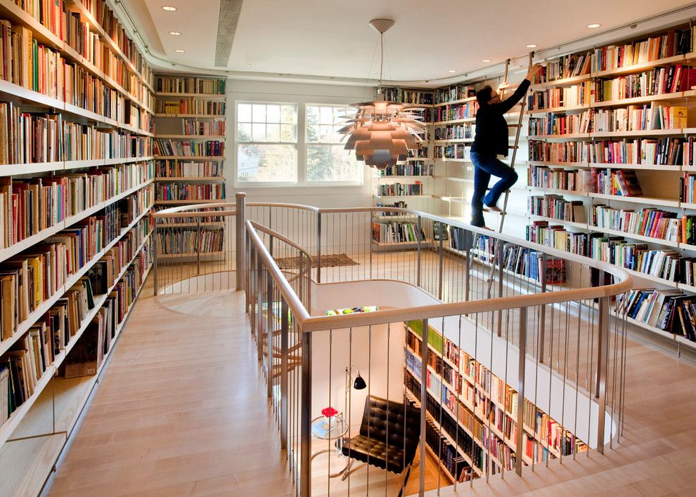 How to Get Rid of Popcorn Ceiling for a Contemporary Hall with a Living Room and Last House on the Left by Siemasko + Verbridge