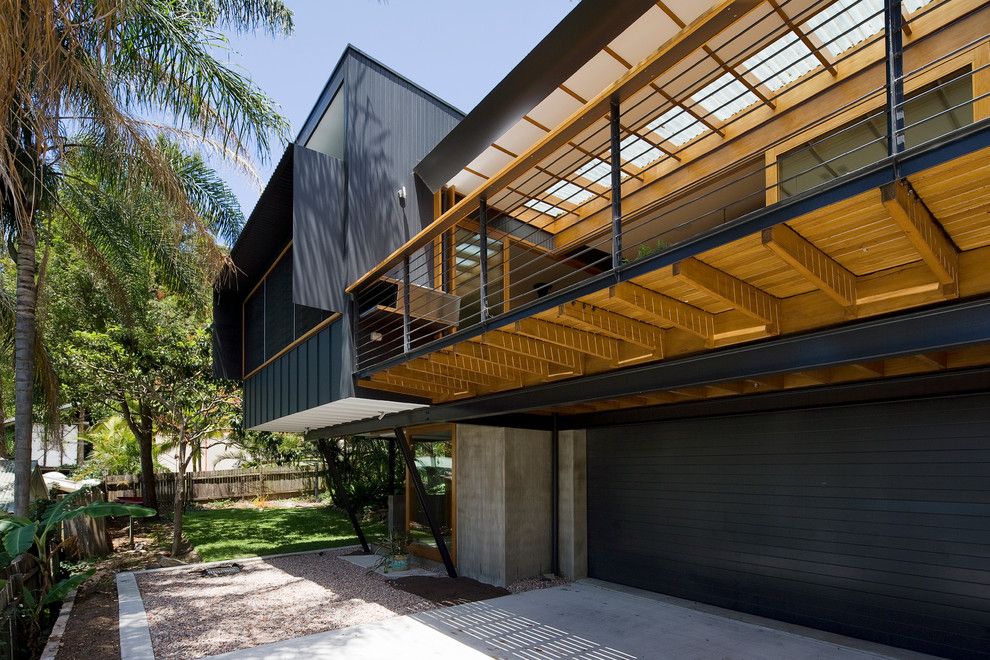 How to Get Skunk Smell Out of House for a Contemporary Garage with a Steel and Ozone House by Matt  Elkan Architect