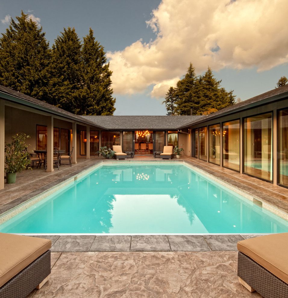 How to Get Skunk Smell Out of House for a Contemporary Pool with a Glass and Exterior by Giulietti Schouten Architects