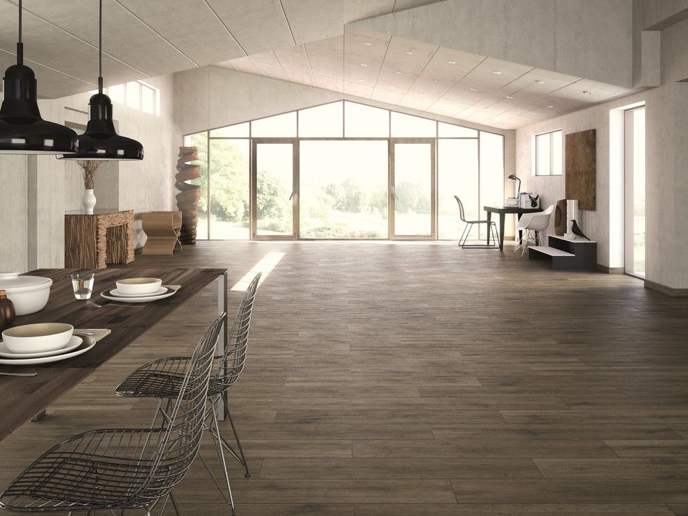 How to Install Porcelain Tile for a Industrial Spaces with a Interior and Industrial Chic by Floor & Decor