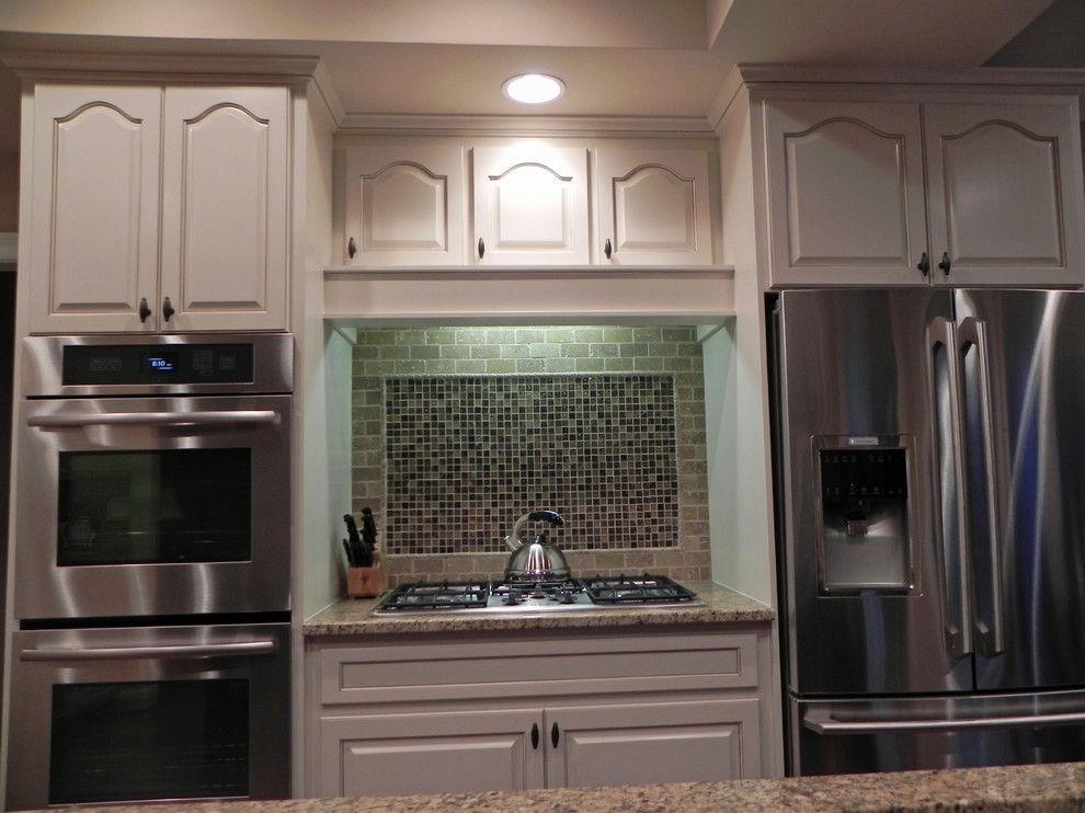 How to Restain Cabinets for a Traditional Kitchen with a Milton and Ccff Kitchen Cabinet Finishes by Creative Cabinets and Faux Finishes. Llc