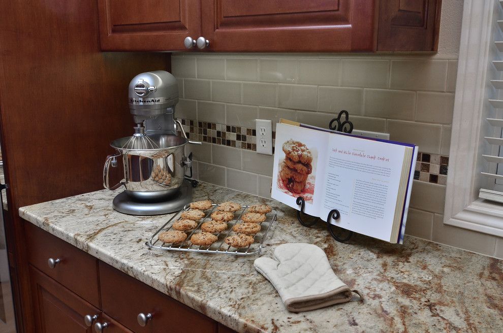 How to Restain Cabinets for a Traditional Kitchen with a Oak Hardwood Floors and Warm and Inviting by Mountainwood Homes