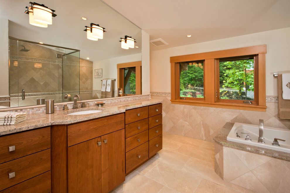 How to Unclog a Sink Drain for a Contemporary Bathroom with a Master Bath and Lake Luzerne House by Phinney Design Group