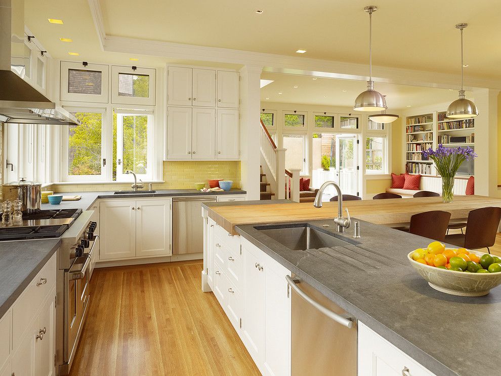 How to Unclog a Sink Drain for a Traditional Kitchen with a Window and Edwardian Residence by Ryan Associates General Contractors