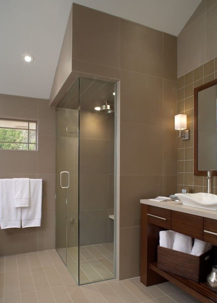 How to Unclog Shower Drain for a Contemporary Bathroom with a Recessed Lighting and Feng Ciao by Xstyles Bath + More