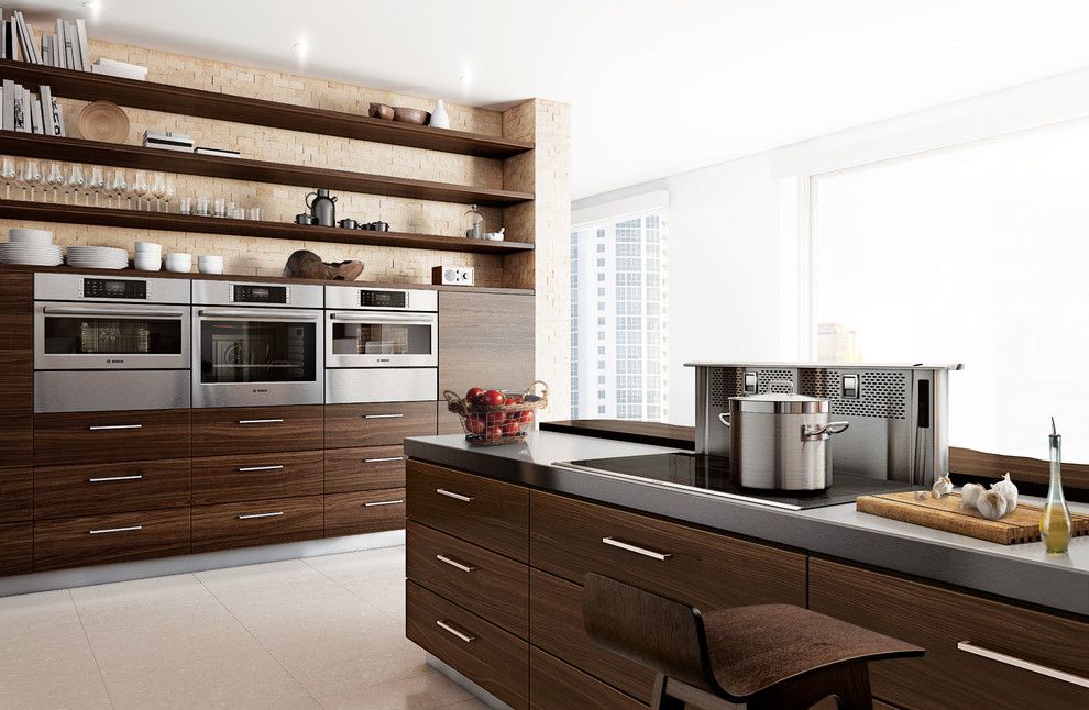 Hudson Appliance for a Contemporary Kitchen with a Modern and Bosch Kitchens by Bosch Home Appliances