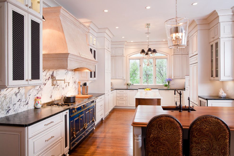 Hudson Appliance for a Traditional Kitchen with a Marble and Kitchen + Bath Artisans by Kitchen + Bath Artisans