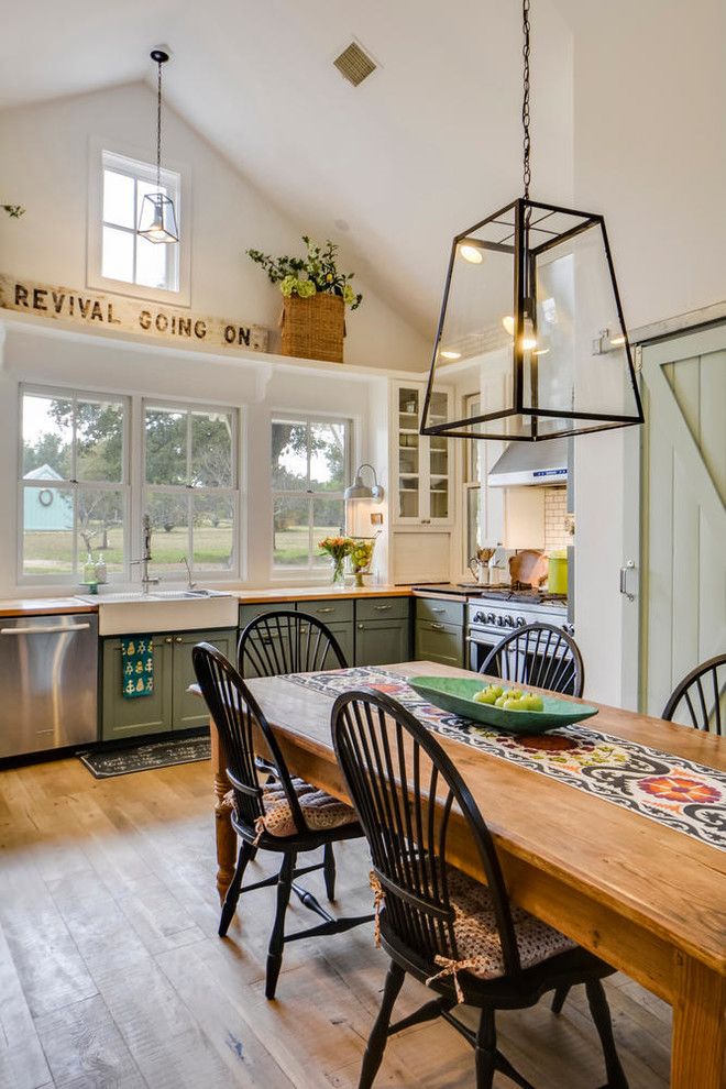 Ikea Canton Mi for a Farmhouse Kitchen with a Modern Farmhouse and Paleface Ranch by Van Wicklen Design