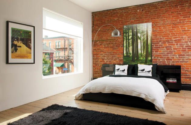 Ikea Cleveland for a Contemporary Bedroom with a Black and Rock Out by Housetrends Magazine