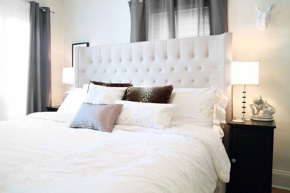 Ikea Cleveland for a Contemporary Bedroom with a Interior Design and Master Suite by Luxe Interiors by Tiffany